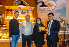 Stephan Schuler, Wilhelm Schuler, Karin Maier, Bernd Siefermann (von links)