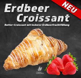 Erdbeer-Croissant