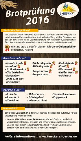 Brotprüfung 2016