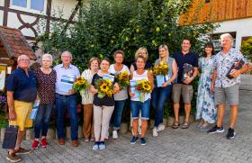 Alle geehrten Mitarbeiter