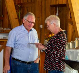 Wilhelm Schuler - geehrt für 35 Jahre Geschäftsführung