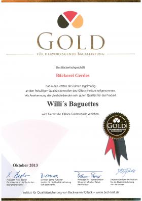 Backwaren, die mit sehr gut bewertet wurden